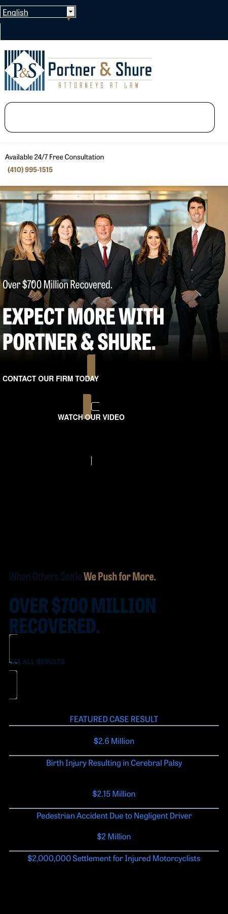 Portner & Shure, P.A. - Columbia MD Lawyers