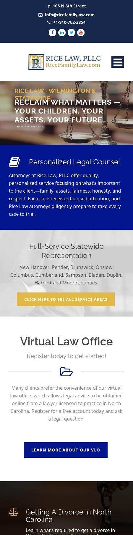 Rice Law PLLC - Wilmington NC Lawyers