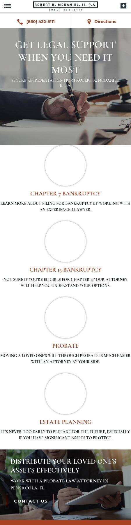 Robert R. McDaniel, II, P.A. - Pensacola FL Lawyers