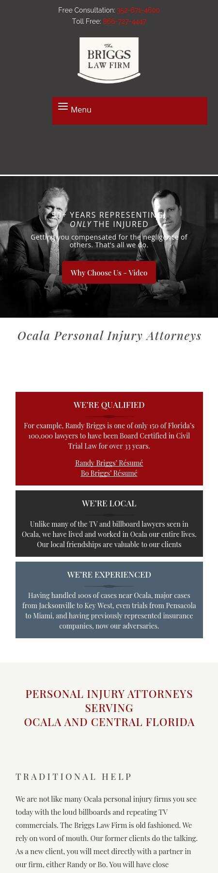 The Briggs Law Firm - Ocala FL Lawyers