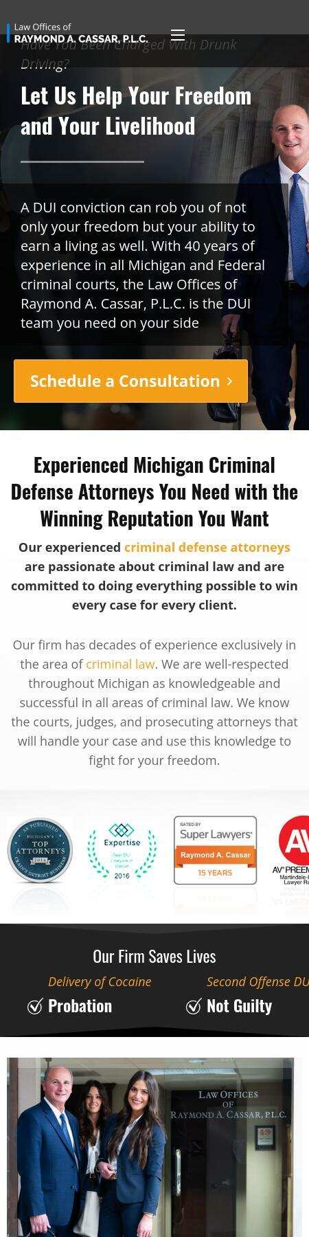 The Law Offices of Raymond A. Cassar, P.L.C. - Farmington Hills MI Lawyers