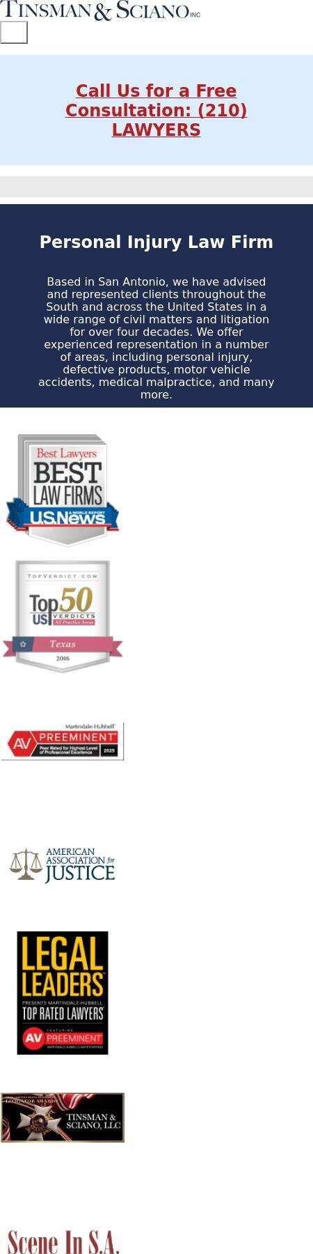 Tinsman & Sciano, Inc. - San Antonio TX Lawyers