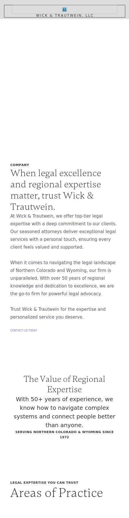 Wick & Trautwein, LLC - Fort Collins CO Lawyers