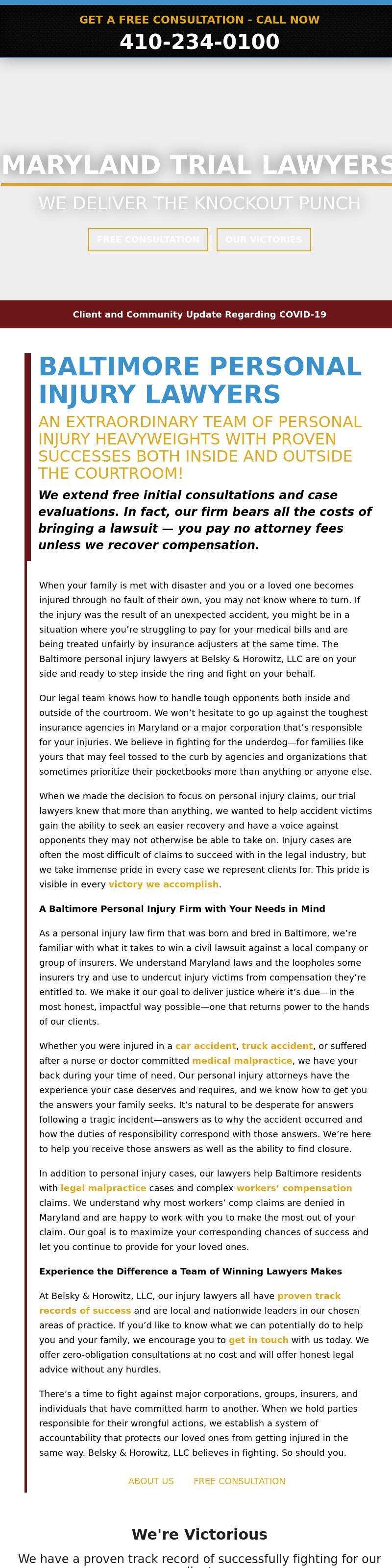 Belsky, Weinberg & Horowitz, LLC - Columbia MD Lawyers