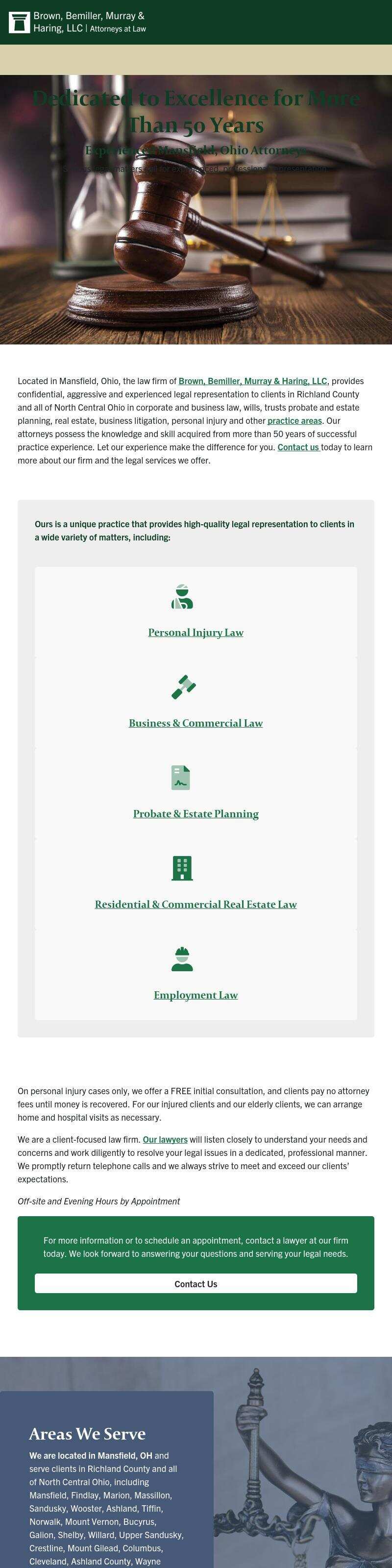 Brown, Bemiller, Murray & Haring, LLC - Mansfield OH Lawyers