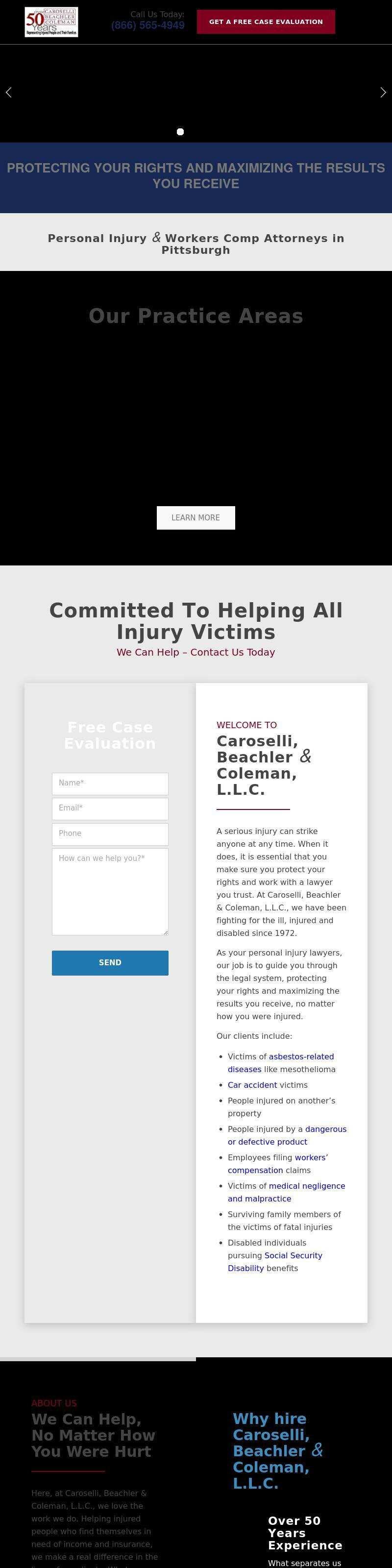 Caroselli, Beachler, McTiernan & Coleman - Pittsburgh PA Lawyers