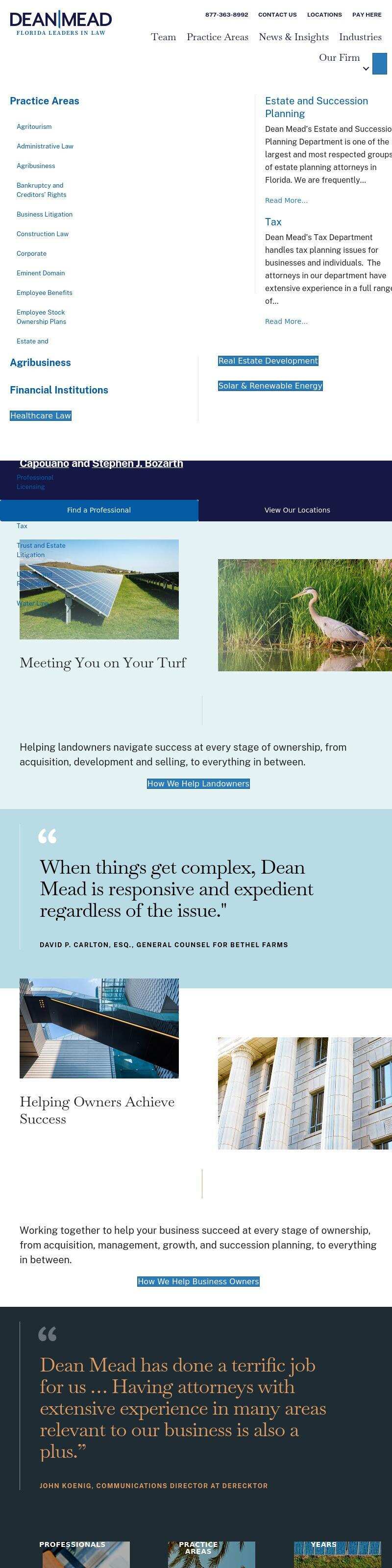 Dean, Mead, Minton & Zwemer - Fort Pierce FL Lawyers