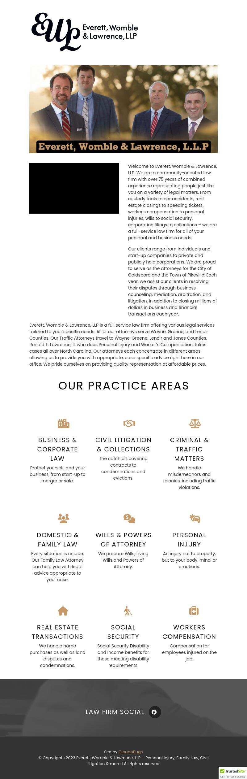 Everett, Womble & Lawrence, LLP - Goldsboro NC Lawyers