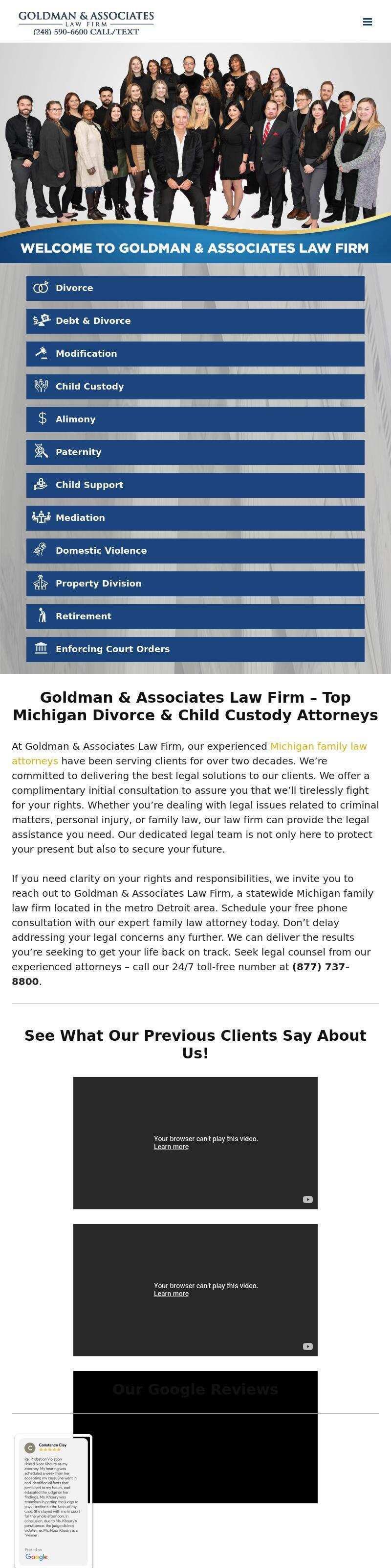 Goldman & Associates - Detroit MI Lawyers