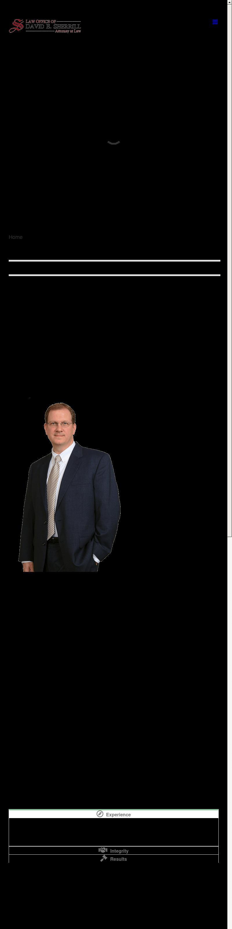 Law Office of David E Sherrill - Greensboro NC Lawyers
