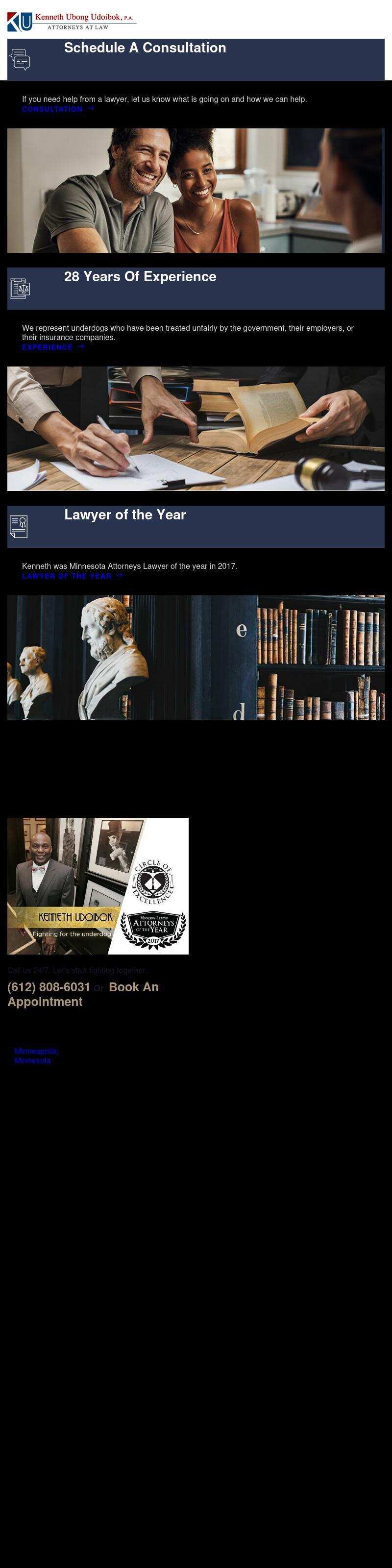 Kenneth Ubong Udoibok, P.A. - Minneapolis MN Lawyers
