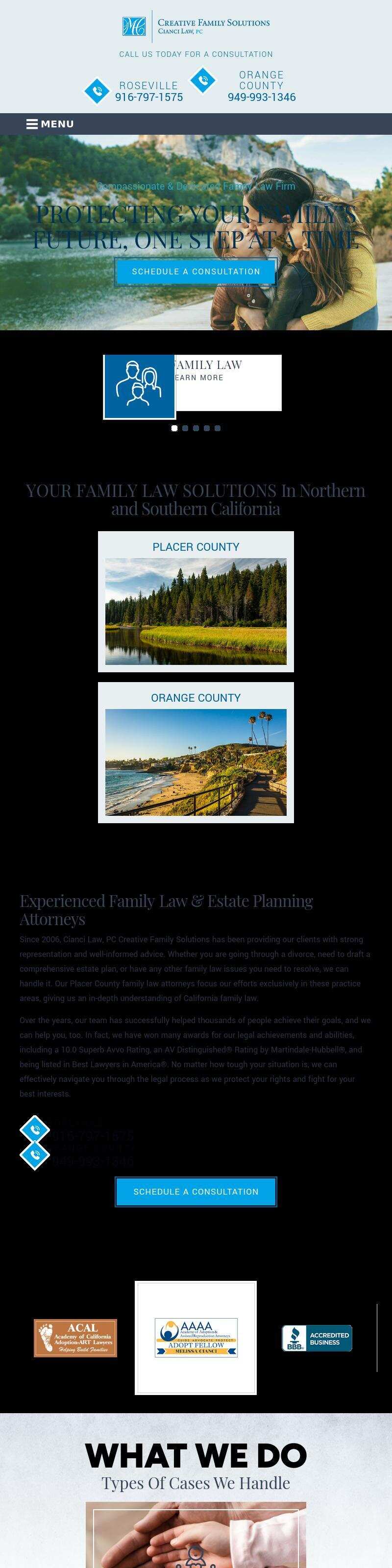 Law Office of Cecil & Cianci, PC - Roseville CA Lawyers