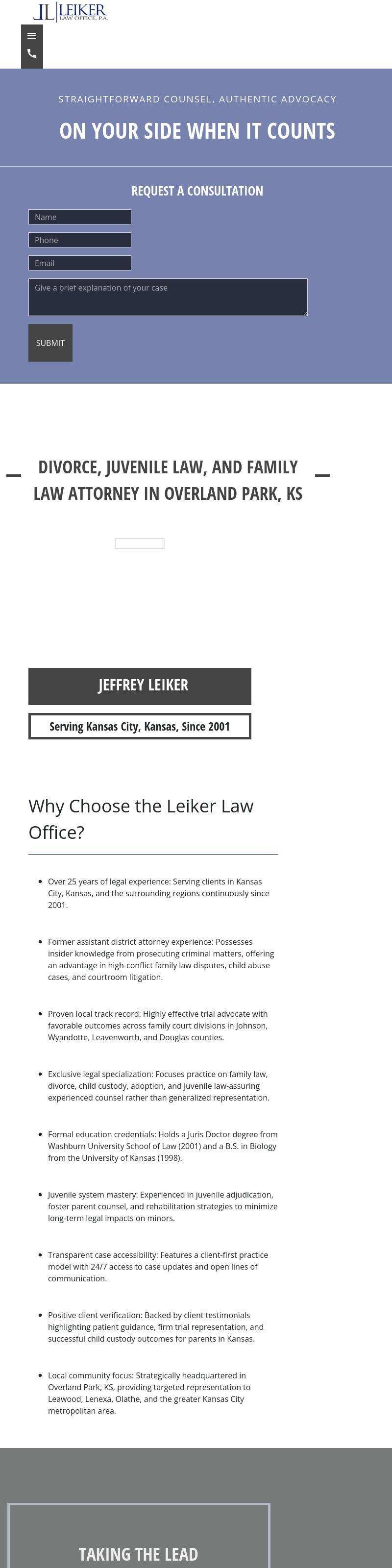 Leiker Law Office PA - Kansas City KS Lawyers