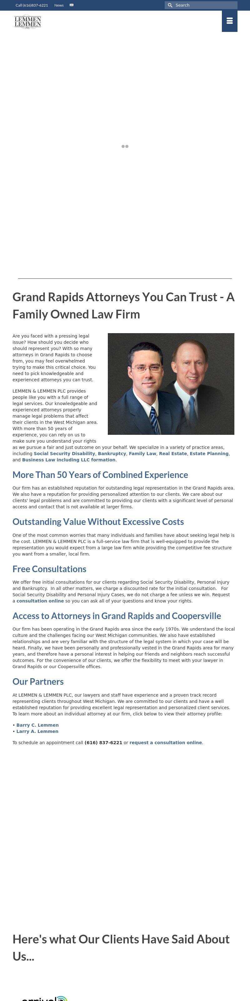 Lemmen & Lemmen PLC - Coopersville MI Lawyers