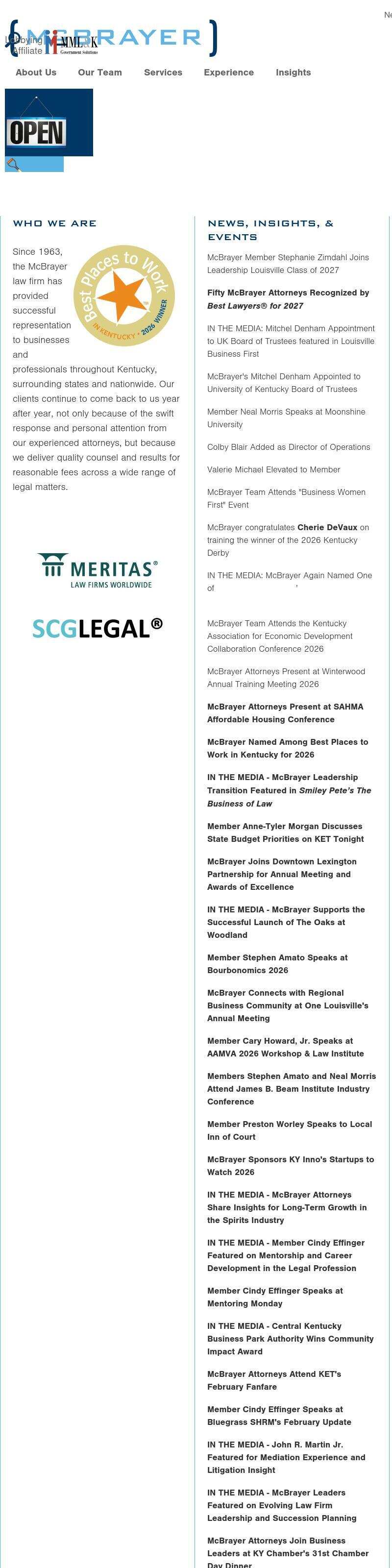 McBrayer, McGinnis, Leslie & Kirkland, PLLC - Lexington KY Lawyers