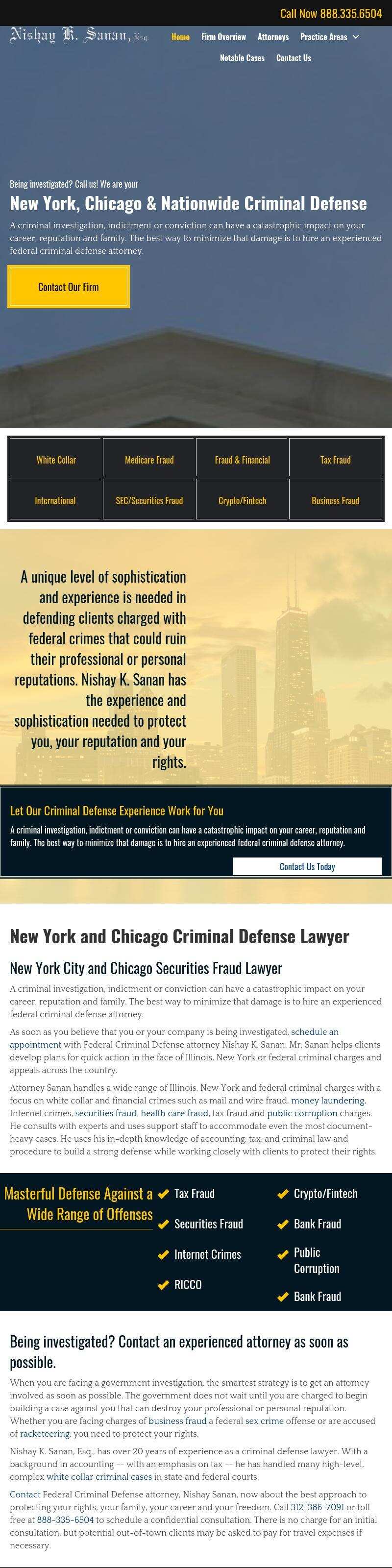 Nishay K. Sanan, Esq. - New York NY Lawyers