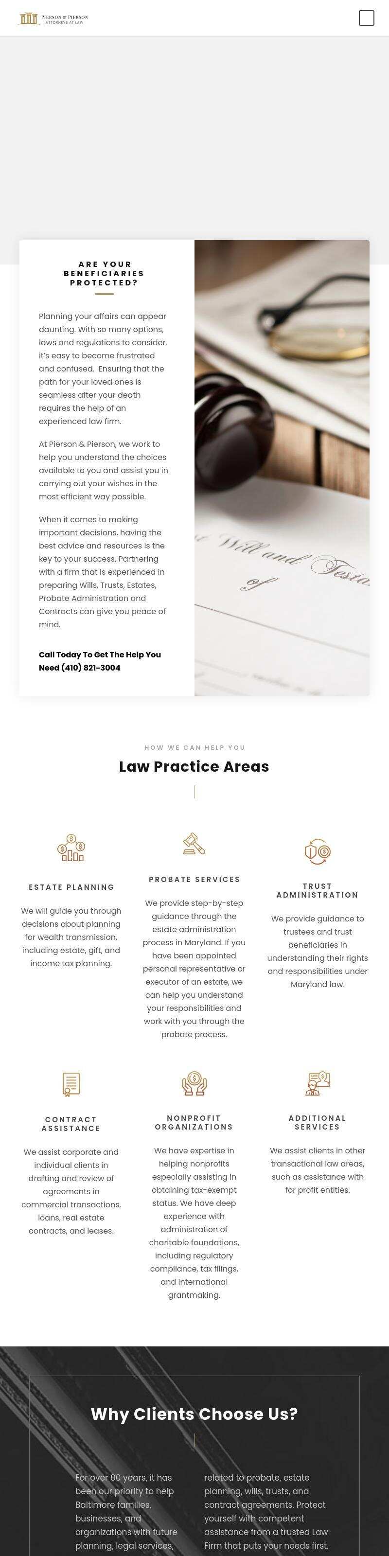 Pierson & Pierson - Towson MD Lawyers
