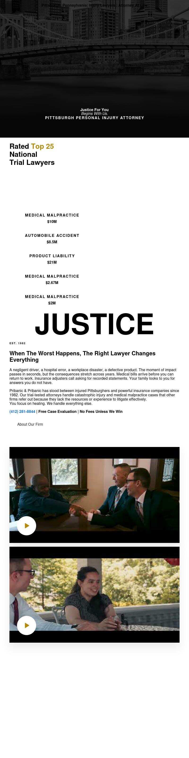 Pribanic & Pribanic - White Oak PA Lawyers