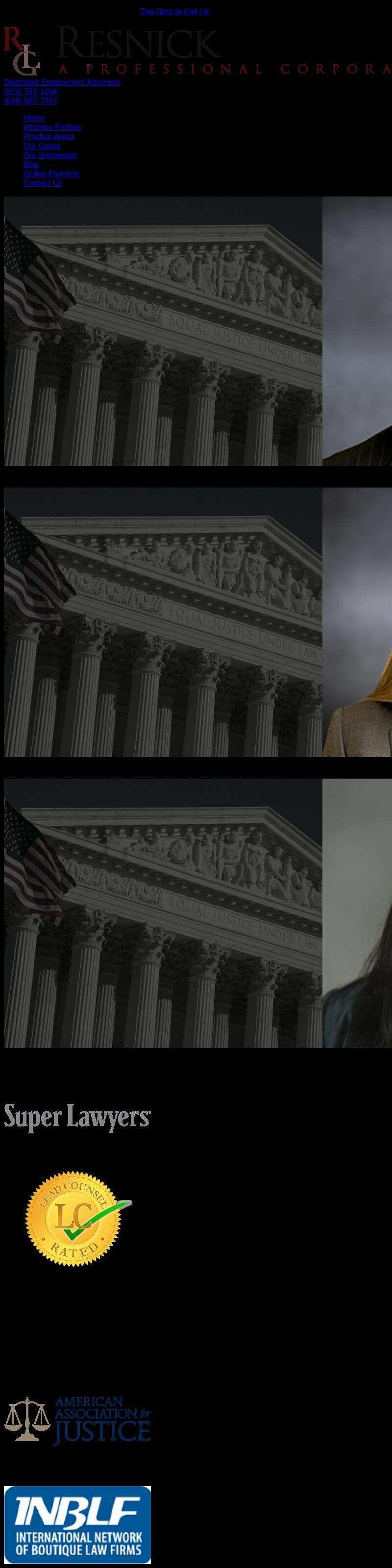 Resnick Law Group, P.C. - Roseland NJ Lawyers