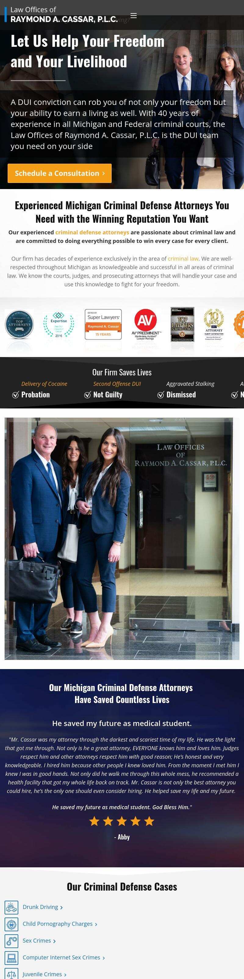 The Law Offices of Raymond A. Cassar, P.L.C. - Farmington Hills MI Lawyers
